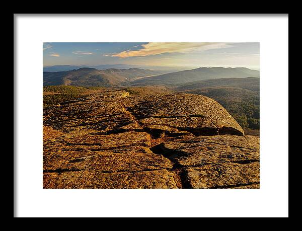 Adirondack Forest Preserve Framed Print featuring the photograph Mountain Sunset by Bob Grabowski