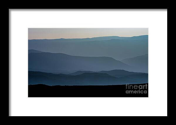 Mountain Framed Print featuring the photograph Mountain Waves by Melissa Lipton