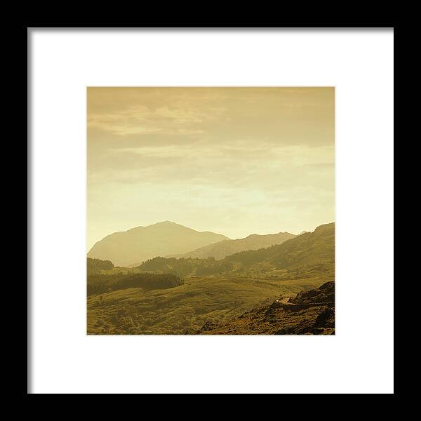 Scenics Framed Print featuring the photograph Mountains In Ireland At Early Morning by Mammuth