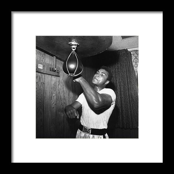 People Framed Print featuring the photograph Muhammad Ali by Harry Benson