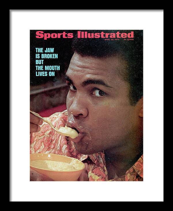 Magazine Cover Framed Print featuring the photograph Muhammad Ali, Heavyweight Boxing Sports Illustrated Cover by Sports Illustrated