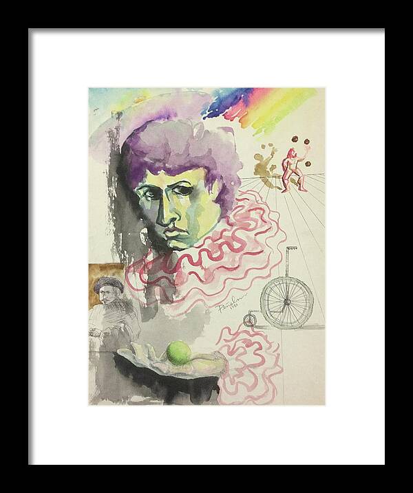 Ricardosart37 Framed Print featuring the painting Muse by Ricardo Penalver deceased