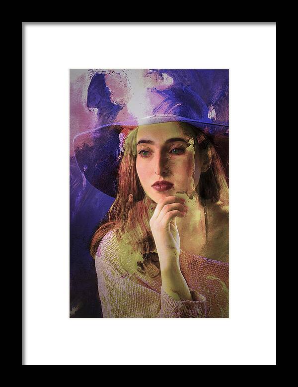 Creative Framed Print featuring the photograph Muse by Thierry Lagandr (transgressed Light)