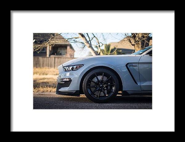 Car Mustang Gt350 Framed Print featuring the photograph Mustang GT350 by Rocco Silvestri