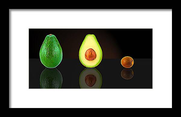 Photography Framed Print featuring the photograph My Avocado Dream by Paul Wear