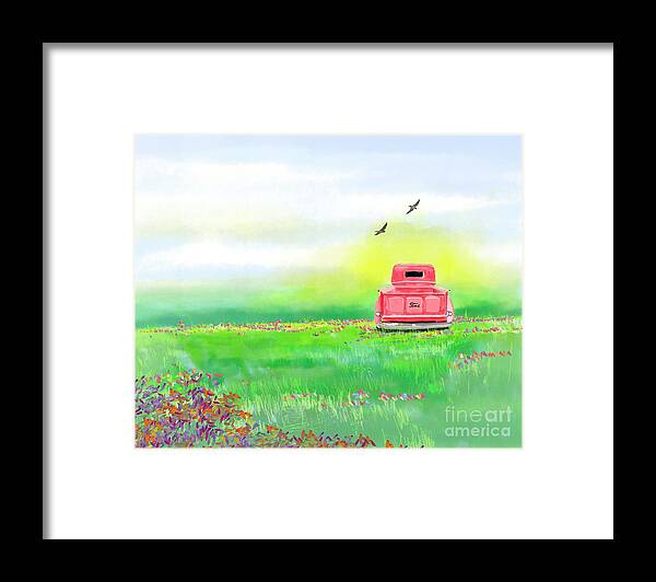 Ford Framed Print featuring the painting My Dream by Kathy Strauss