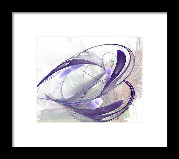 Heart Framed Print featuring the digital art My Heart is Yours by Ilia -