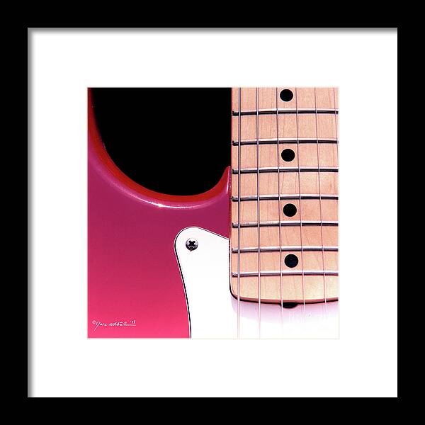 Stratocaster Framed Print featuring the photograph My Strat by Marc Nader