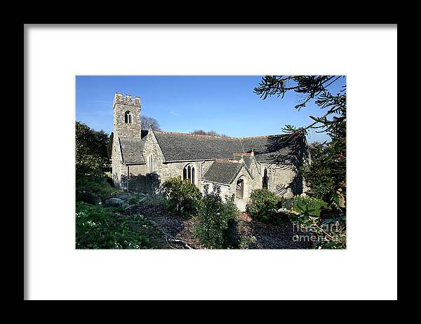 Mylor Church Framed Print featuring the photograph Mylor Parish Church by Terri Waters