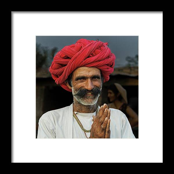 Namaste Framed Print featuring the photograph Namaste by Susan Moss