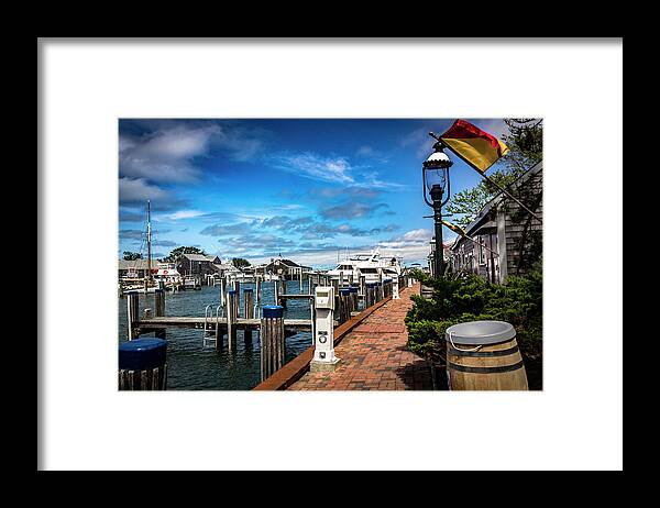 Harbor Framed Print featuring the photograph Nantucket Harbor Series 6593 by Carlos Diaz