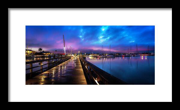 Naples Framed Print featuring the photograph Naples City Dock by Owen Weber