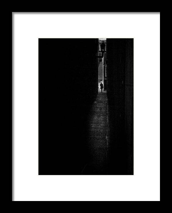 28mm Framed Print featuring the photograph Narrow Daylight 2 by Richard Bland
