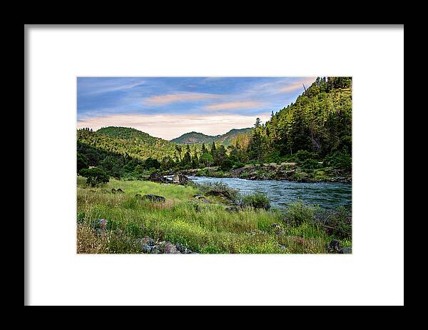 Landscape Framed Print featuring the photograph National Forest by Maria Coulson