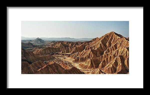 Tranquility Framed Print featuring the photograph Natural Park Bardenas Of Navarra by Izeta