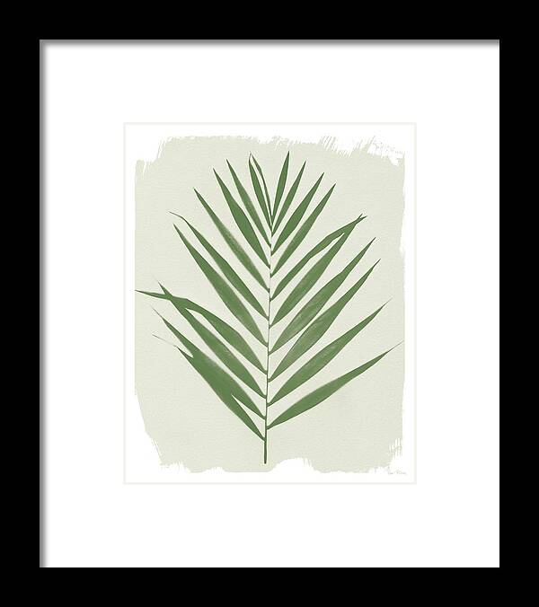 Cream Framed Print featuring the mixed media Nature By The Lake Frond IIi Cream by Piper Rhue