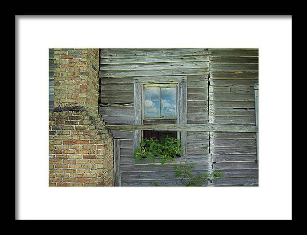 Historic Framed Print featuring the photograph Nature Takes Over by Kelly Gomez