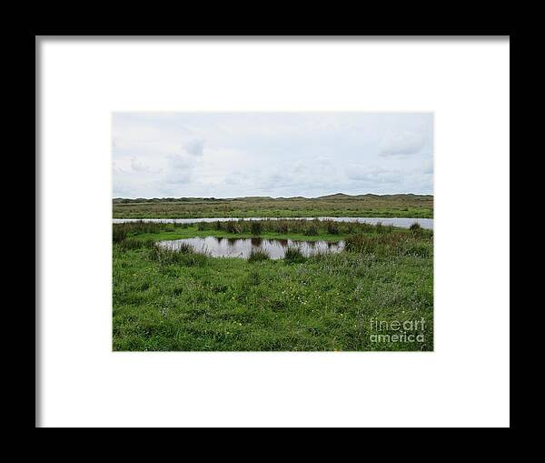 Path Framed Print featuring the photograph Near De Muy on Texel by Chani Demuijlder