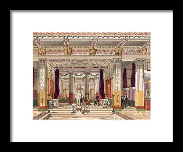 Roman Framed Print featuring the digital art Neo-classical Villa by Hulton Archive