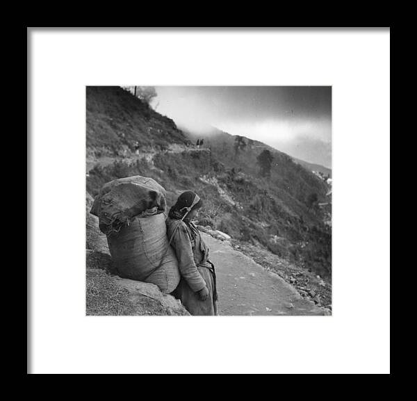 1950-1959 Framed Print featuring the photograph Nepalese Rest by Bert Hardy