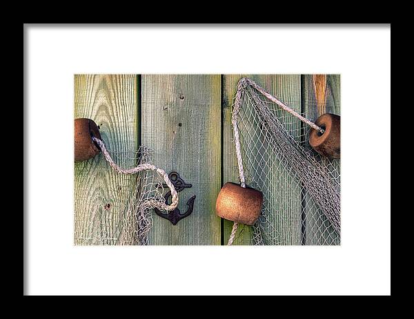 Net Framed Print featuring the photograph Net by Bryan Williams