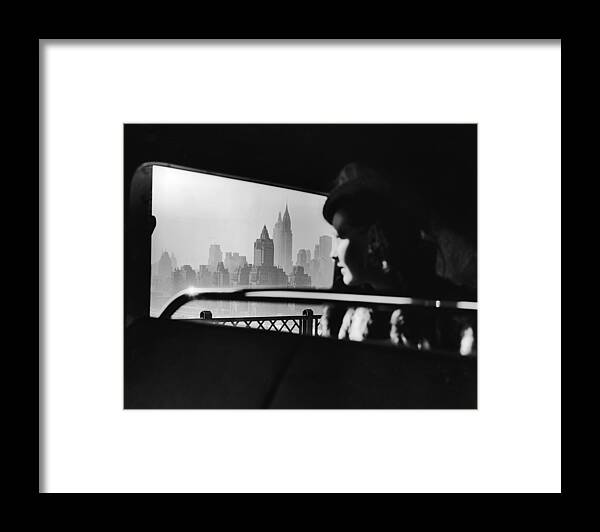 People Framed Print featuring the photograph New York City Midtown Skyline by Pictorial Parade