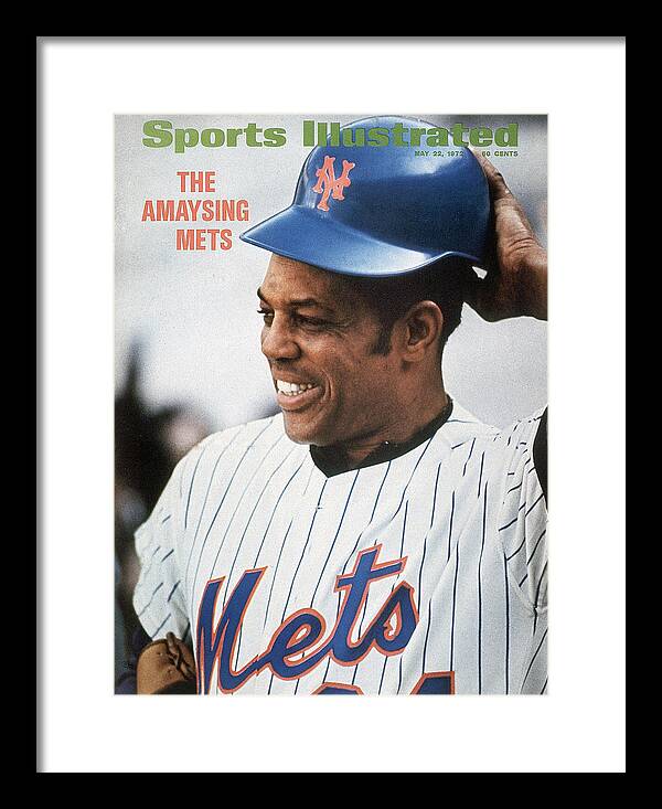 Sports Illustrated Framed Print featuring the photograph New York Mets Willie Mays Sports Illustrated Cover by Sports Illustrated