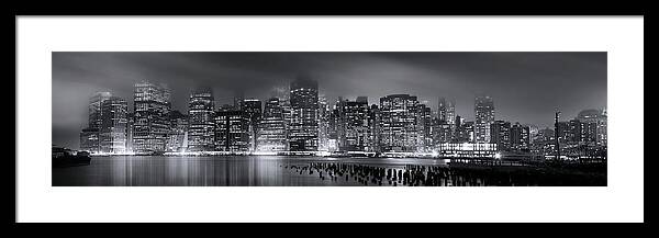 New York Framed Print featuring the photograph New York Strip by Mark Andrew Thomas