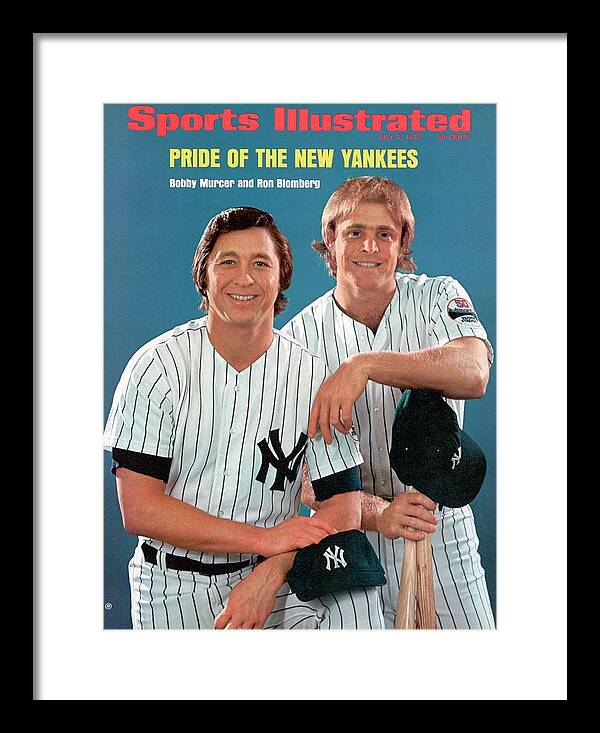 Magazine Cover Framed Print featuring the photograph New York Yankees Bobby Murcer And Ron Bloomberg Sports Illustrated Cover by Sports Illustrated