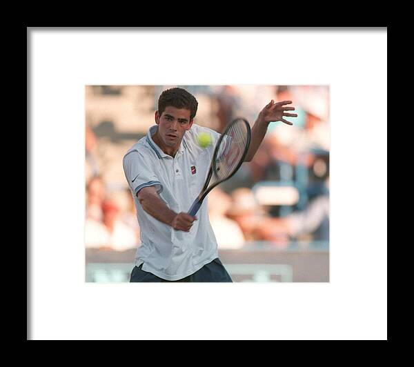 Tennis Framed Print featuring the photograph Newsweek Sampras by Stephen Dunn