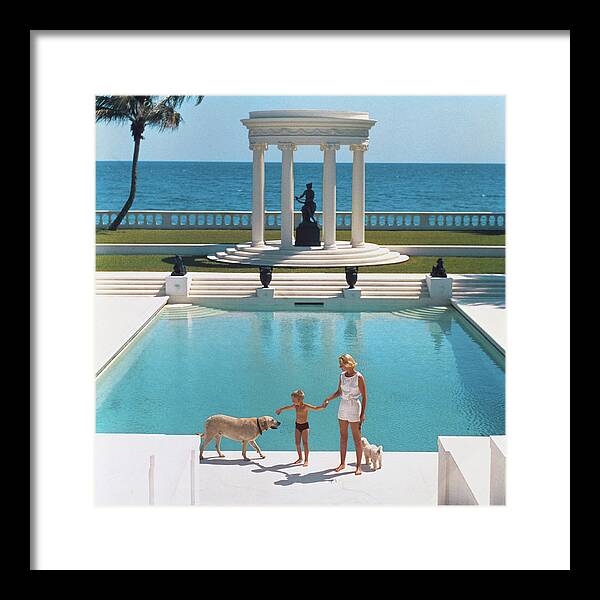 #faatoppicks Framed Print featuring the photograph Nice Pool by Slim Aarons