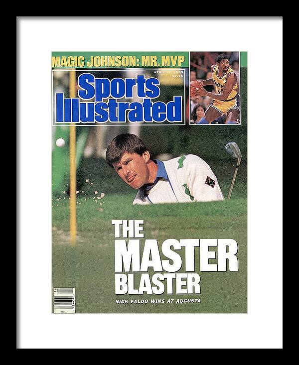 Magazine Cover Framed Print featuring the photograph Nick Faldo, 1989 Masters Sports Illustrated Cover by Sports Illustrated