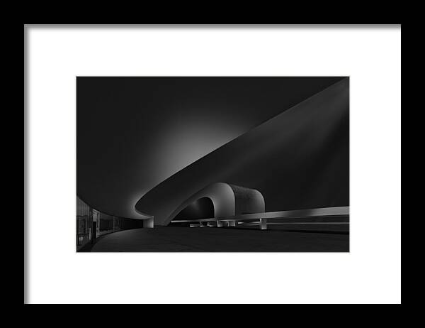 Asturias Framed Print featuring the photograph Niemeyer Shapes IIi by Pablo Mauriz