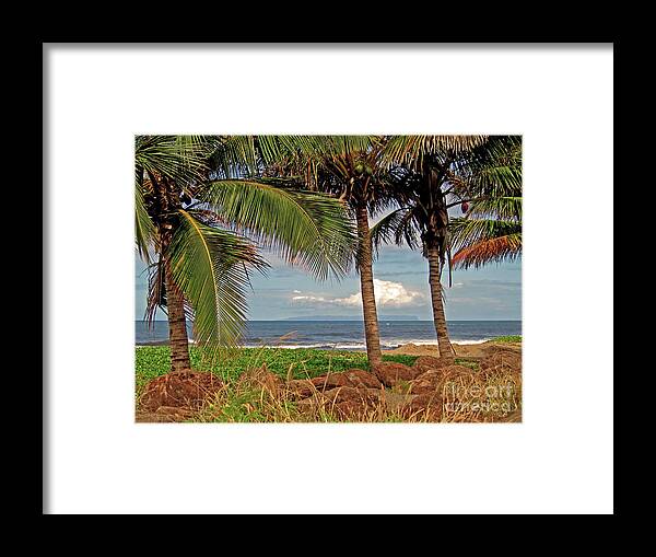 Usa Framed Print featuring the photograph Hawaii - Niihau in the Distance by Nieves Nitta