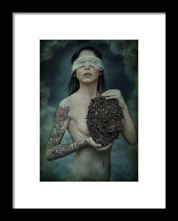 Portret Framed Print featuring the photograph No Love by Vavilov Dmitriy