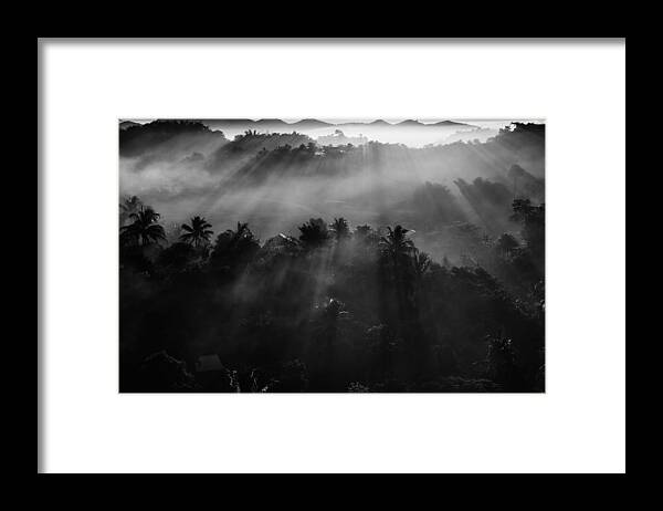 Silhouette Framed Print featuring the photograph No.8 by Adirek M