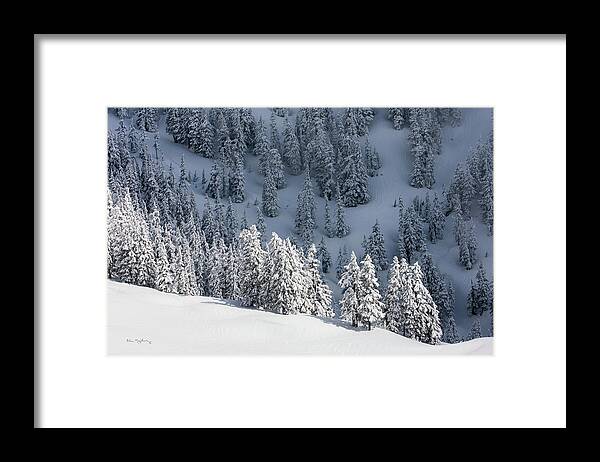 Cascade Mountains Framed Print featuring the photograph North Cascades In Winter IIi by Alan Majchrowicz
