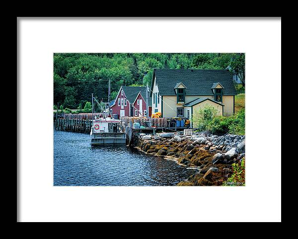 Atlantic Ocean Framed Print featuring the photograph Northwest Cove #02 by Ken Morris