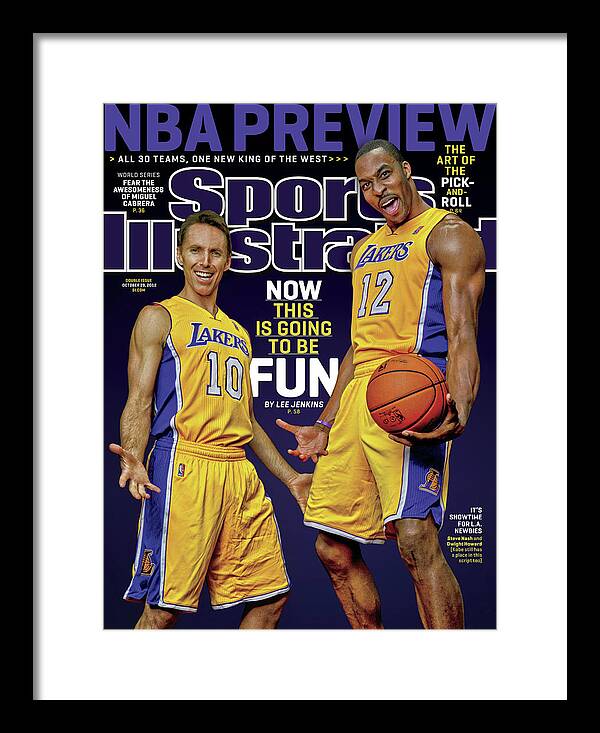 Point Guard Framed Print featuring the photograph Now This Is Going To Be Fun 2012-13 Nba Basketball Preview Sports Illustrated Cover by Sports Illustrated