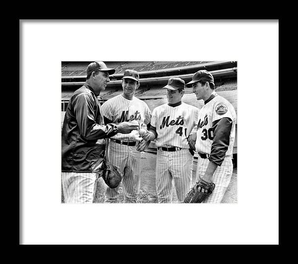 Sport Framed Print featuring the photograph N.y. Mets Manager Gil Hodges Sports A by New York Daily News Archive