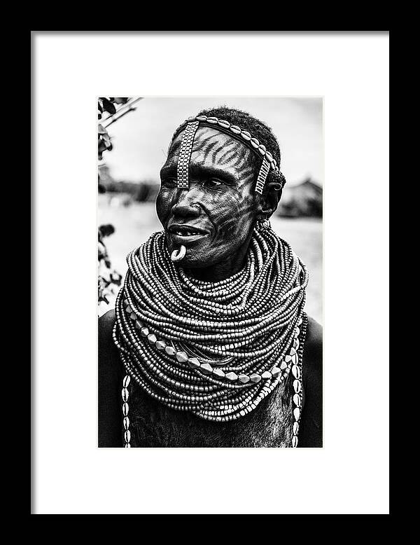 Ethiopia Framed Print featuring the photograph Nyangatom People by Svetlin Yosifov