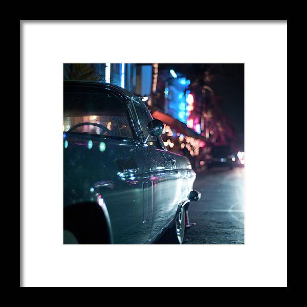 Tranquility Framed Print featuring the photograph Ocean Drive, Miami by Pol Úbeda Hervas Photo