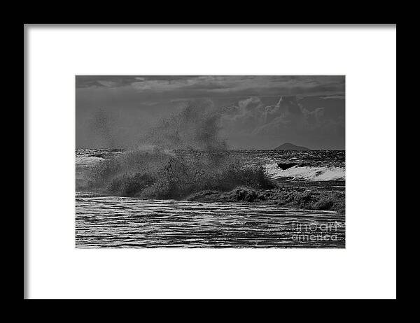 Nihau Framed Print featuring the photograph Ocean Spirits by Lehua Island by Debra Banks