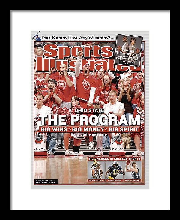 Magazine Cover Framed Print featuring the photograph Ohio State University Athletics Sports Illustrated Cover by Sports Illustrated