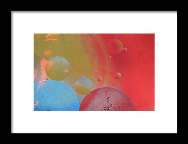 Photography Framed Print featuring the photograph Oil And Color by Jeffrey PERKINS