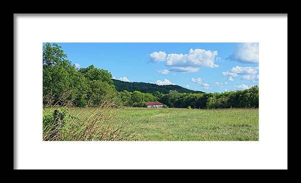 Landscape Framed Print featuring the photograph Old Barn 2 by John Benedict