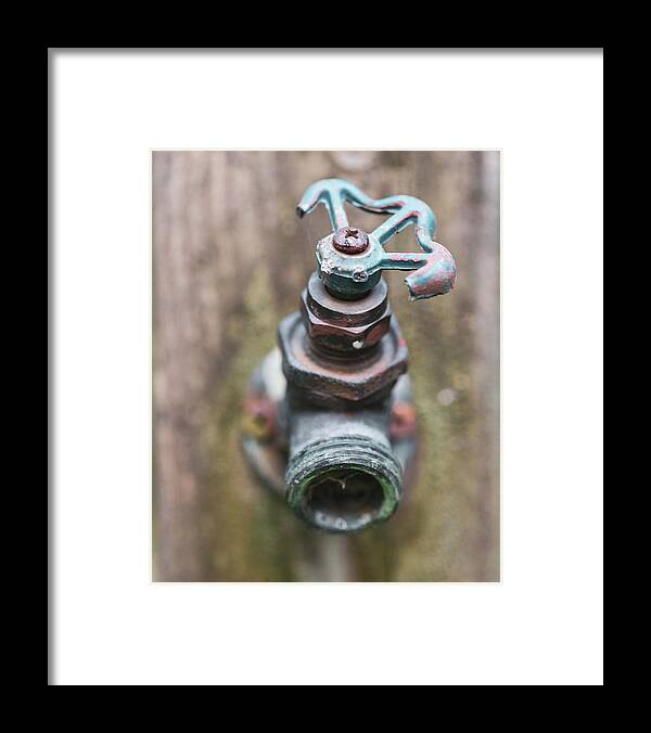 Spout Framed Print featuring the photograph Macro Photography - Gardening by Amelia Pearn