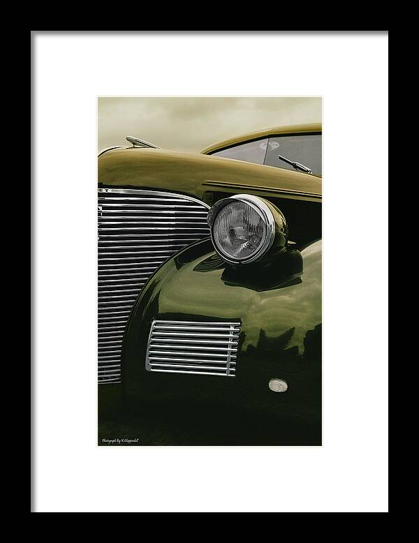Old Chevy Photo Prints Framed Print featuring the digital art Old Chevy 0111 by Kevin Chippindall