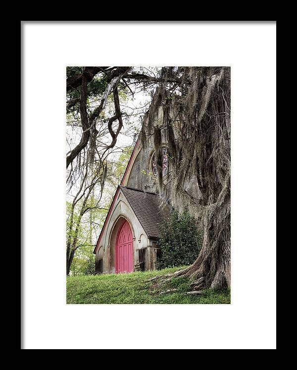 Church Framed Print featuring the photograph Old Gothic Church by Susan Rissi Tregoning