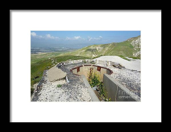 War Framed Print featuring the photograph Old Gun Emplacement by Science Photo Library